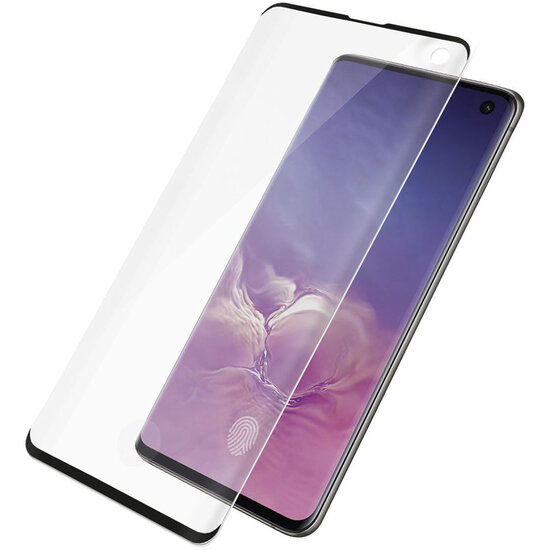 PanzerGlass - Case Friendly Biometric Screenprotector voor Samsung Galaxy S10 - Transparent