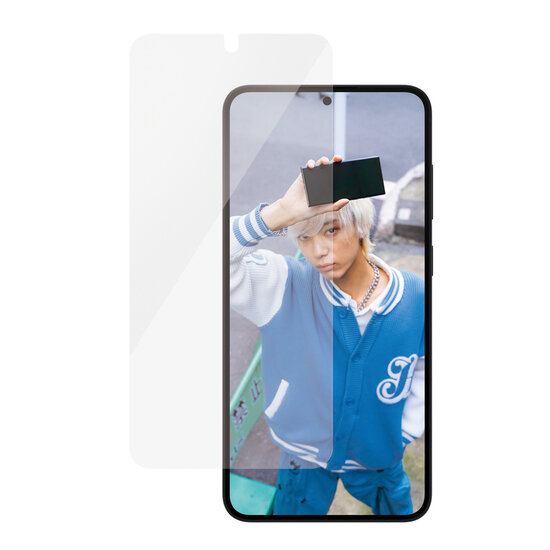 PanzerGlass - All-in-One Ultra-Wide Fit Anti-Bacterial Screenprotector voor Samsung Galaxy S25 Plus - Transparent