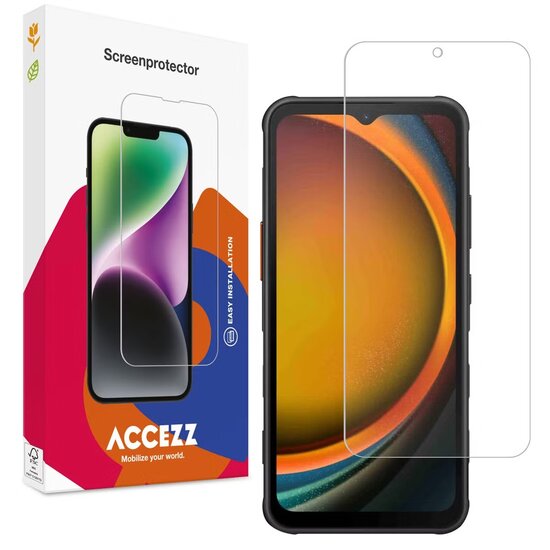 Accezz - Tempered Glass Screenprotector voor Samsung Galaxy Xcover 7 / 7 Pro - Transparent