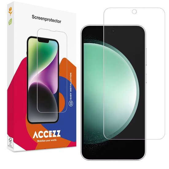 Accezz - Tempered Glass Screenprotector voor Samsung Galaxy S24 FE / A36 / A56 - Transparent