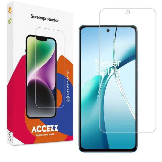 Accezz - Tempered Glass Screenprotector voor OnePlus Nord CE 4 Lite 5G - Transparent
