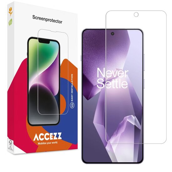 Accezz - Tempered Glass Screenprotector voor OnePlus 13R - Transparent