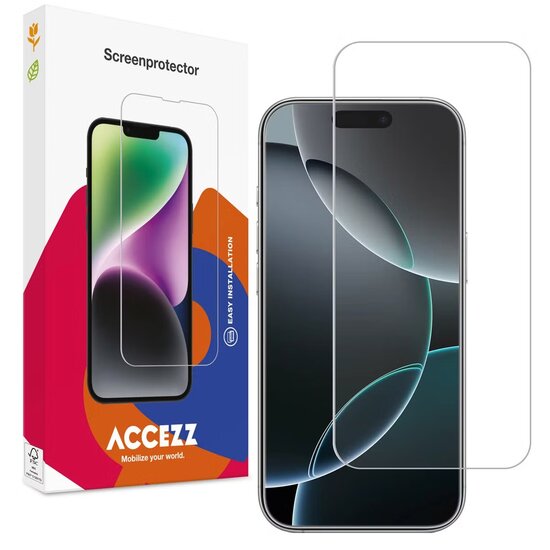 Accezz - Tempered Glass Screenprotector voor Apple iPhone Air - Transparent