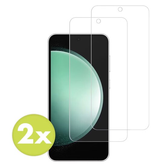 Accezz - Tempered Glass Screenprotector 2-pack voor Samsung Galaxy S24 FE / A36 / A56 - Transparent
