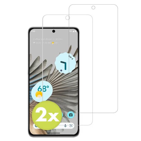Accezz - Tempered Glass Screenprotector 2-pack voor Google Pixel 8 - Transparent