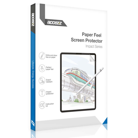 Accezz - Paper Feel Screenprotector voor Apple iPad Air 13 inch (2025) M3 / (2024) M2 - Transparent