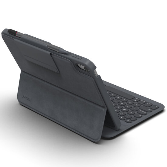 ZAGG - Pro Keys Keyboard Bookcase voor Apple iPad 11 (2025) 11 inch A16 / iPad 10 (2022) 10.9 inch - Black Grey