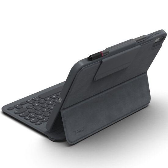 ZAGG - Pro Keys Keyboard Bookcase voor Apple iPad 11 (2025) 11 inch A16 / iPad 10 (2022) 10.9 inch - Black Grey