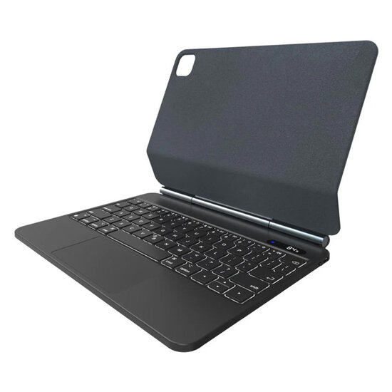 Fixed - Typee QWERTY keyboard case voor iPad Pro 11 (2018-2022) / Air 4 (2020) / Air 5 (2022) / Air 11 inch (2025) M3 / (2024) M3 - Black
