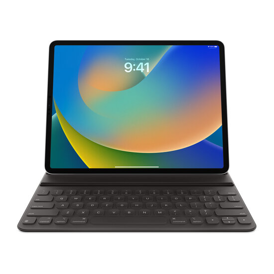 Apple - Smart Folio Keyboard voor iPad Pro 12.9 (2018/2020/2021/2022) / iPad Air 13 inch (2025) M3 / (2024) M2 - QWERTY - Black