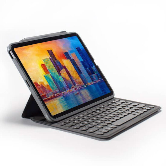 ZAGG - Pro Keys Keyboard Bookcase voor iPad Pro 12.9 (2018 - 2022) - Charcoal