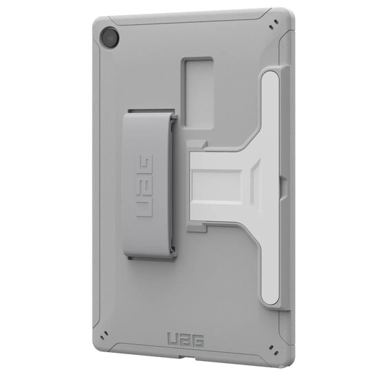 UAG - Scout Healthcare backcover met stand en strap voor Samsung Galaxy Tab A9 Plus - White Grey