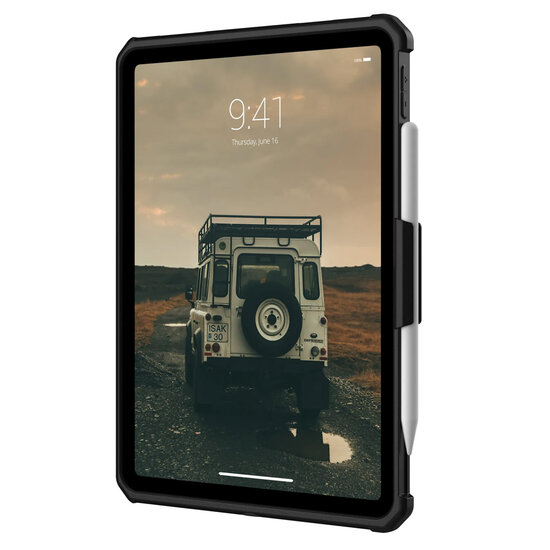 UAG - Scout backcover met KickStand en Handstrap voor Apple iPad 11 (2025 A16 / iPad 10 (2022) in fabrieksverpakking - Black