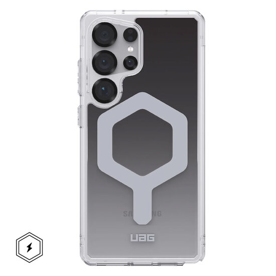 UAG - Plyo Pro Backcover voor Samsung Galaxy S25 Ultra - Black Clear Ombre