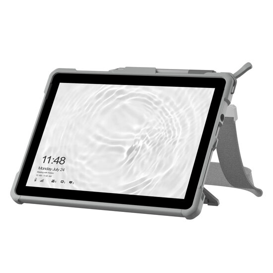 UAG - Plasma Healthcare backcover met strap en schouderband Microsoft Surface Go / Go 2 / Go 3 / Go 4 - White Grey