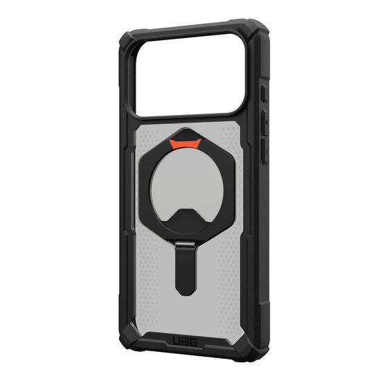UAG - Plasma XTE Backcover MagSafe voor Apple iPhone 17 Pro - Black Pop Orange