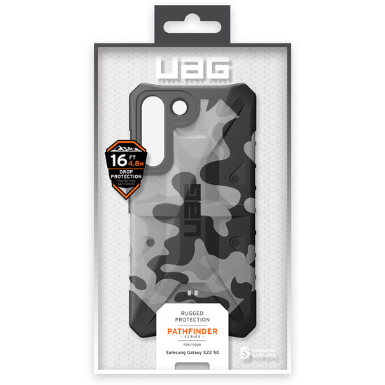 UAG - Pathfinder Backcover voor Samsung Galaxy S22 - Midnight Camo