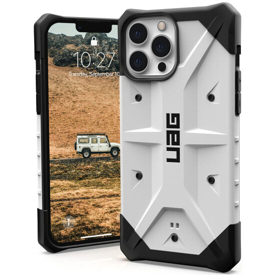 UAG - Pathfinder Backcover voor Apple iPhone 13 Pro Max - Silver