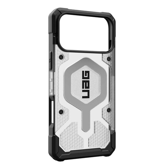 UAG - Pathfinder Backcover MagSafe voor Apple iPhone 17 Pro Max - Ice Silver