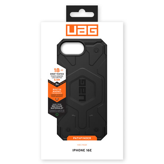 UAG - Pathfinder Backcover MagSafe voor Apple iPhone 16e - Black
