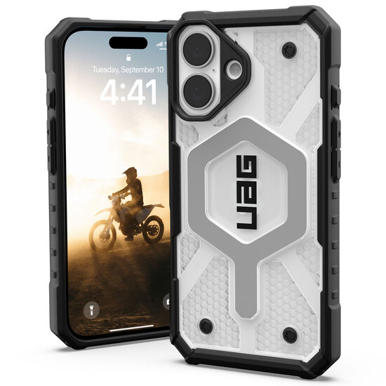 UAG - Pathfinder Backcover MagSafe voor Apple iPhone 16 - Ice