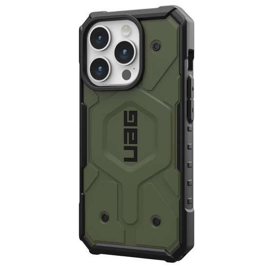 UAG - Pathfinder Backcover MagSafe voor Apple iPhone 15 Pro - Olive Drab