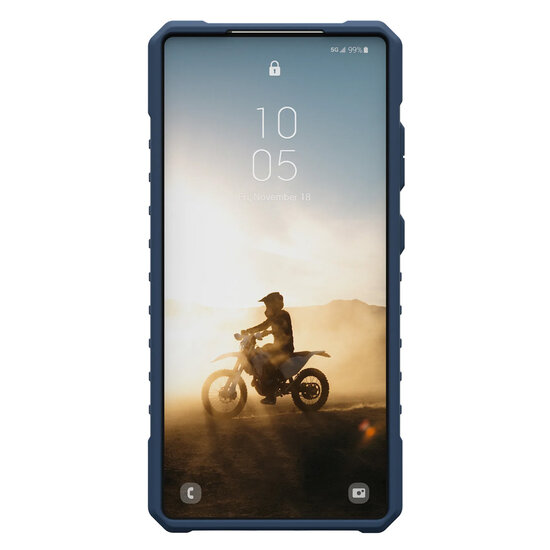 UAG - Pathfinder Backcover MagSafe met Polskoord voor Samsung Galaxy S25 Ultra - Clear Blue