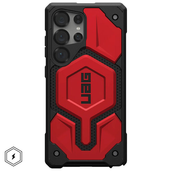 UAG - Monarch Pro Backcover voor Samsung Galaxy S25 Ultra - Crimson