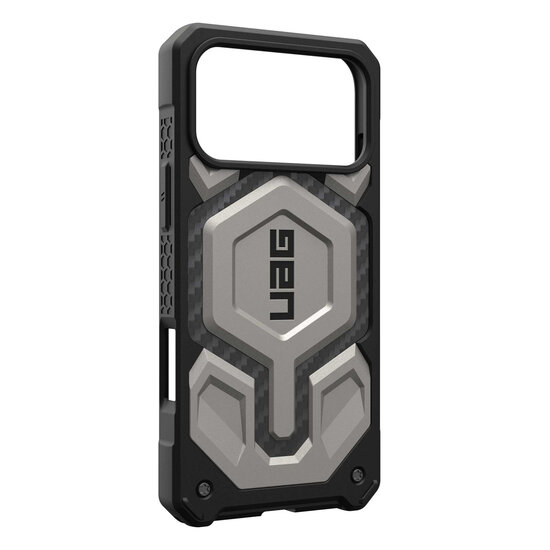 UAG - Monarch Pro Backcover voor Apple iPhone 17 Pro Max - Titanium