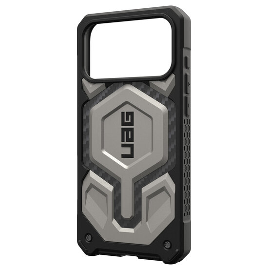 UAG - Monarch Pro Backcover voor Apple iPhone 17 Pro Max - Titanium
