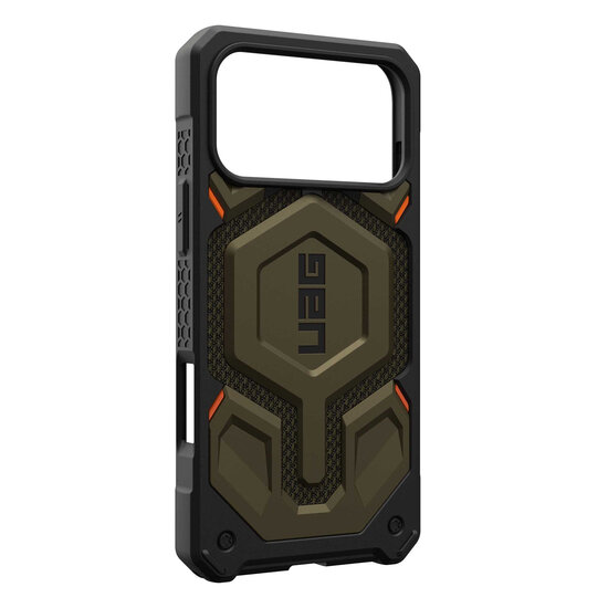 UAG - Monarch Pro Backcover voor Apple iPhone 17 Pro Max - Kevlar Element Green