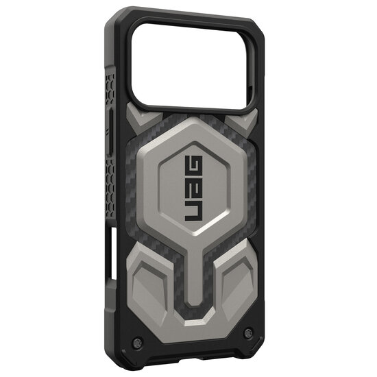 UAG - Monarch Pro Backcover voor Apple iPhone 17 Pro - Titanium