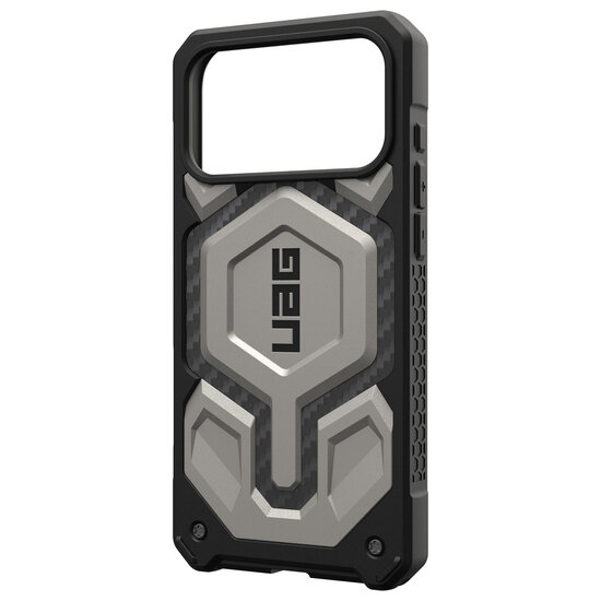 UAG - Monarch Pro Backcover voor Apple iPhone 17 Pro - Titanium