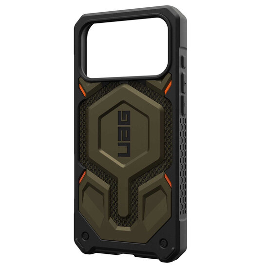 UAG - Monarch Pro Backcover voor Apple iPhone 17 Pro - Kevlar Element Green