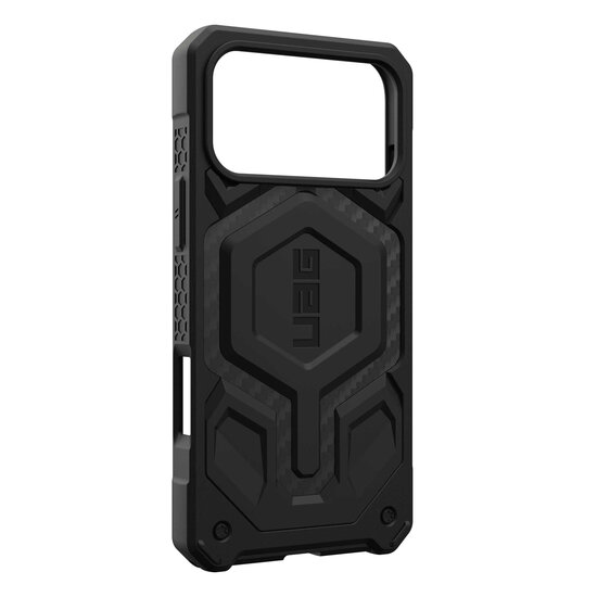 UAG - Monarch Pro Backcover voor Apple iPhone 17 Pro - Carbon Fiber
