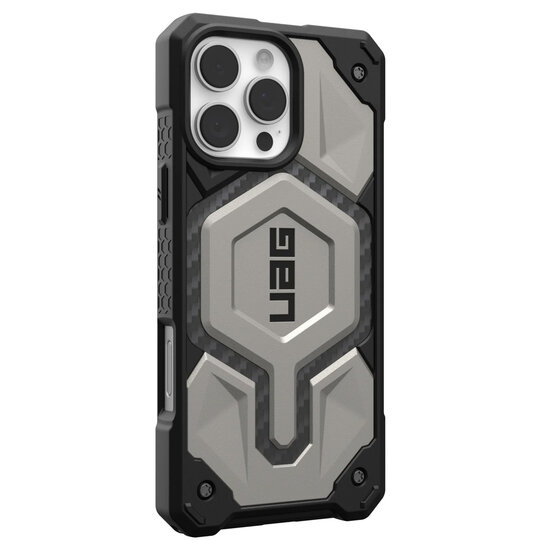 UAG - Monarch Pro Backcover voor Apple iPhone 16 Pro Max - Titanium