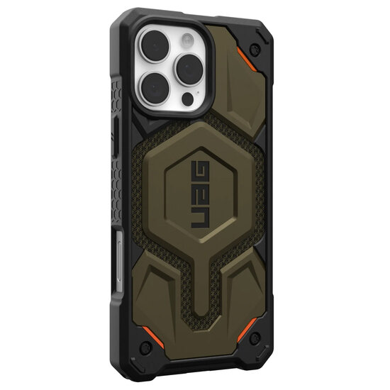 UAG - Monarch Pro Backcover voor Apple iPhone 16 Pro Max - Kevlar Element Green
