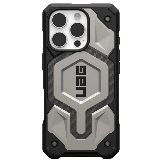 UAG - Monarch Pro Backcover voor Apple iPhone 16 Pro - Titanium