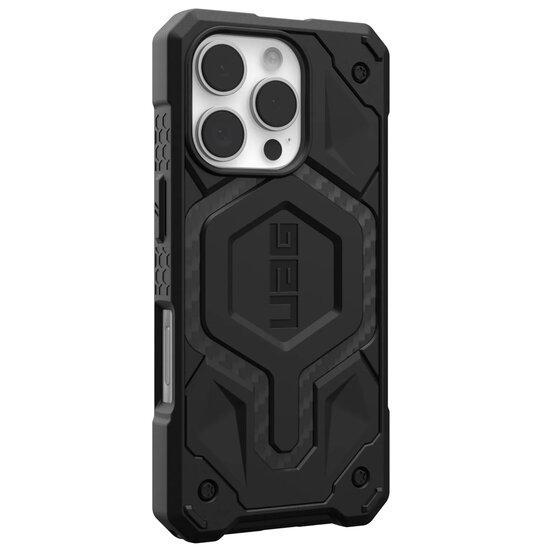 UAG - Monarch Pro Backcover voor Apple iPhone 16 Pro - Carbon Fiber