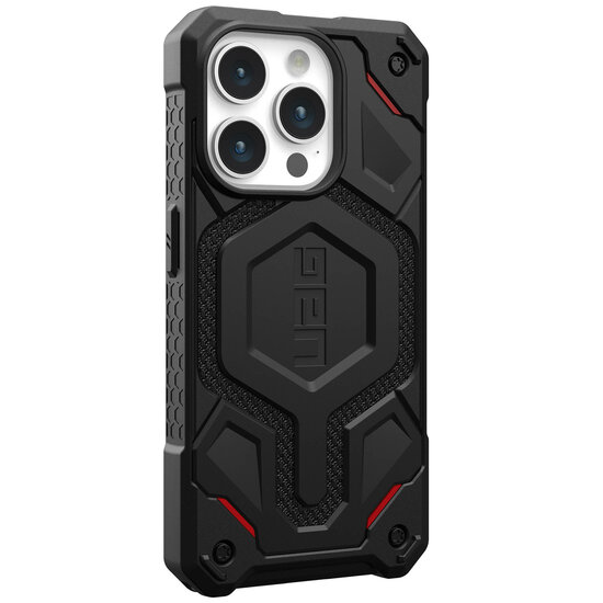 UAG - Monarch Pro Backcover voor Apple iPhone 15 Pro - Kevlar Black