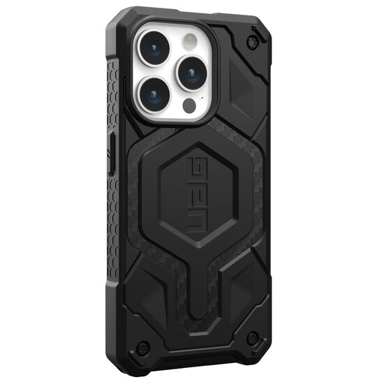 UAG - Monarch Pro Backcover voor Apple iPhone 15 Pro - Carbon Fiber