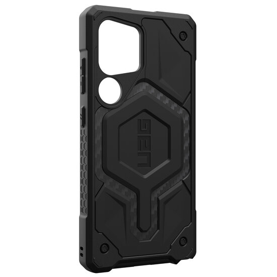 UAG - Monarch Backcover voor Samsung Galaxy S25 Ultra - Carbon Fiber