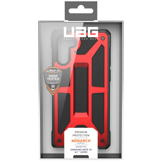 UAG - Monarch Backcover voor Samsung Galaxy Note 10 - Red