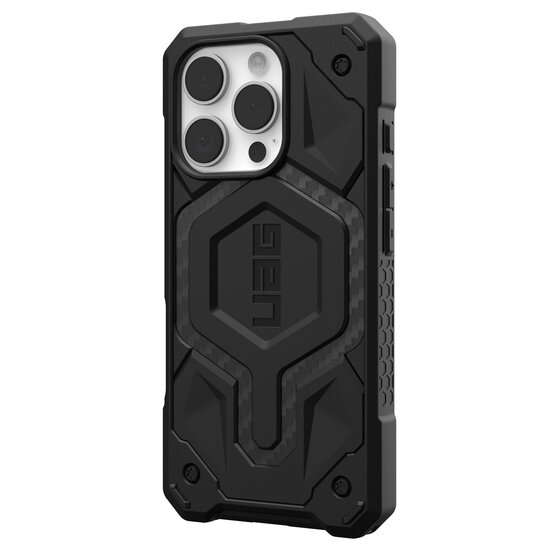 UAG - Monarch Backcover voor Apple iPhone 16 Pro - Carbon Fiber