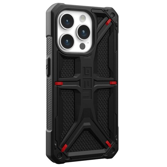 UAG - Monarch Backcover voor Apple iPhone 15 Pro - Kevlar Black