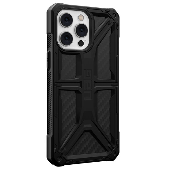 UAG - Monarch Backcover voor Apple iPhone 14 Pro Max - Carbon Fiber