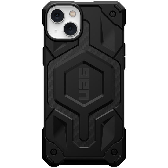 UAG - Monarch Backcover MagSafe voor Apple iPhone 14 Plus - Carbon Fiber
