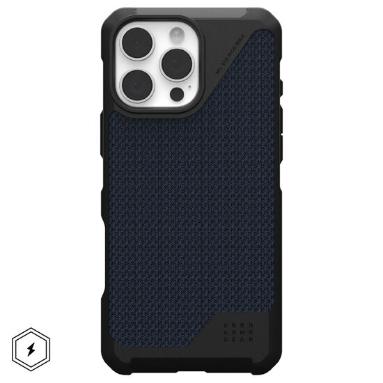 UAG - Metropolis LT MagSafe Backcover voor Apple iPhone 16 Pro Max - Kevlar Mallard
