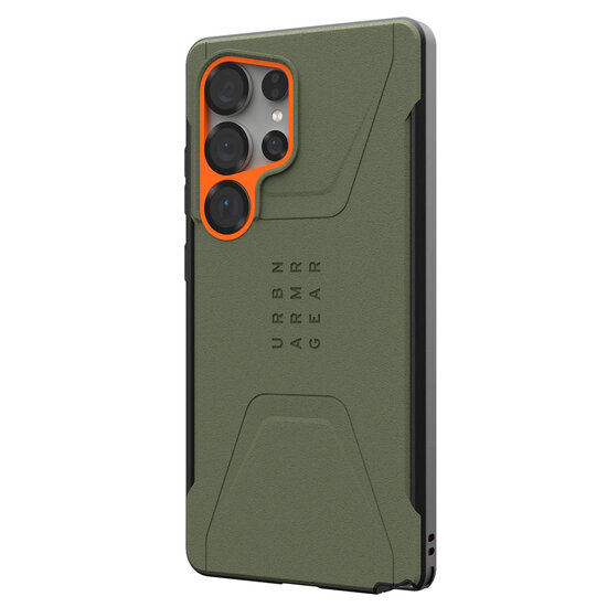 UAG - Civilian Backcover MagSafe voor Samsung Galaxy S25 Ultra - Drab Orange