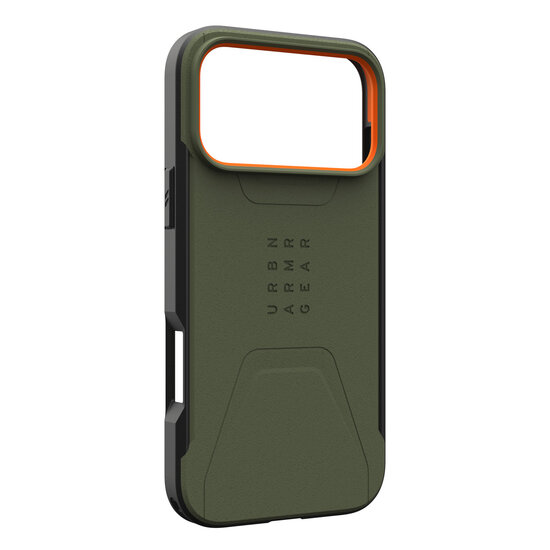 UAG - Civilian Backcover MagSafe voor Apple iPhone 17 Pro Max - Olive Orange